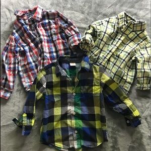 👔👶🏻 Gymboree lot of 2T boys button up shirts